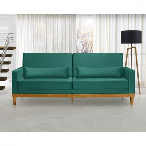 Sofá Living 3 Lugares Julie 180cm Linha Verde
