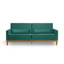 Ver imagem 2 de Sofá Living 3 Lugares Julie 200cm Nabas Estofados Verde