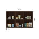 Ver imagem 3 de Armário Para Cozinha 120cm 3 Portas Safira Nogueira