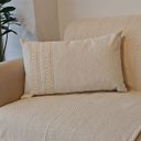 Ver imagem 1 de Capa de Almofada Atelier Renda Retangular Off White 50x30