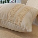 Ver imagem 7 de Capa de Almofada Atelier Renda Retangular Off White 50x30