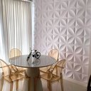 Ver imagem 1 de Kit 20 Placas 3d Revestimento de Parede Autocolante - 50x50cm