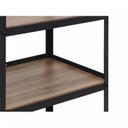 Ver imagem 5 de Estante 150x30 Preto/Fosco/Nogal