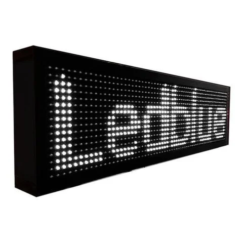 Painel Letreiro Led 100x40 Duplo Lado Branco Externo Wi-fi:220v
