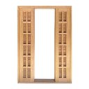 Ver imagem 2 de Porta Balcão de Correr de Madeira Cedro Arana Veneziana Reto Bat.14 Cm- 2.15 (a) X 1.90 (l)