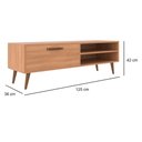 Ver imagem 3 de Rack de Tv até 43 Pol. Ávila com 1 Porta - Freijó