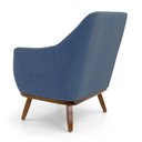 Ver imagem 5 de Poltrona Decorativa em Algodão Jeans com Base de Madeira Berenice- Larbelle
