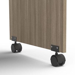 Mesa Osaka 3 Gavetas Politorno Castanho - 7