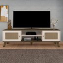 Ver imagem 2 de Rack Bancada para Tv 75 Polegadas 180 Cm 4524 Pinho Off White Arly