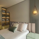 Ver imagem 4 de Cabeceiras em L de Cama Solteiro Estofada Modulada 3,00mx45cm