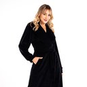 Ver imagem 1 de Roupão Longo Vairelli Susi Preto Tamanho P