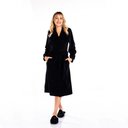 Ver imagem 2 de Roupão Longo Vairelli Susi Preto Tamanho P