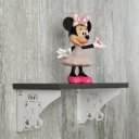 Ver imagem 2 de Par de Mãos Francesas Decorativas 20cm Menina Ursinho Aço Pequena Branca