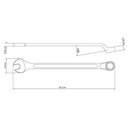 Ver imagem 2 de Chave Combinada 1.1/16 com Pescoço Tramontina com Corpo Forjado em Aço Especial Cromado Tramontina