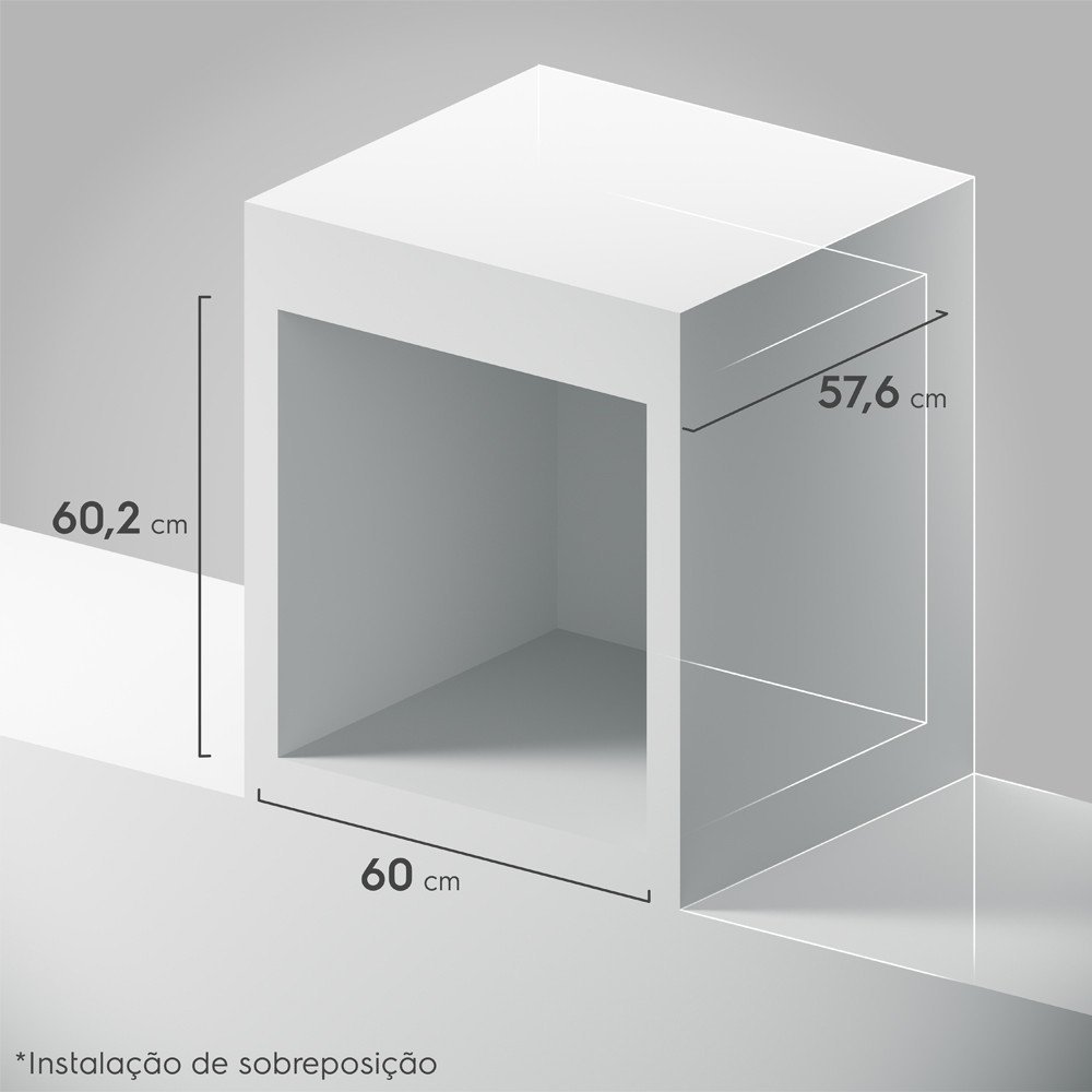 Forno de Embutir a Gás Electrolux 80l Efficient com Perfectcook (oe8gl) - 5