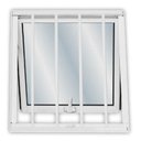 Ver imagem 2 de Janela de Alumínio Maxim-ar 50x50cm com Grade e Vidro Liso Soft Mgm Branco