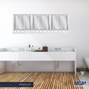 Ver imagem 2 de Janela de Alumínio Maxim-Ar 50x50cm com Grade e Vidro Mini Boreal Soft MGM Branco