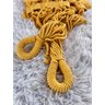 Rede de Dormir Casal Balanço de Algodão Reforçada 3,80m X 1,50m Varias Cores:amarelo - 2