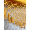 Rede de Dormir Casal Balanço de Algodão Reforçada 3,80m X 1,50m Varias Cores:amarelo - 5