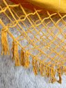 Ver imagem 5 de Rede de Dormir Casal Balanço de Algodão Reforçada 3,80m X 1,50m Varias Cores:amarelo