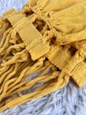 Ver imagem 3 de Rede de Dormir Casal Balanço de Algodão Reforçada 3,80m X 1,50m Varias Cores:amarelo