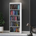 Ver imagem 6 de Livreiro Encanto Aberto para Quarto Sala de Leitura Moderna:branco