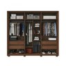 Guarda Roupa Casal 6 Portas 4 Gavetas 268cm Comodus Caemmun - 3