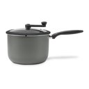 Ver imagem 1 de Pipoqueira Brinox Ceramic Life Pic Poc Ø22x15,5cm 5,5l Tampa com Vidro Temperado Cinza Camurça