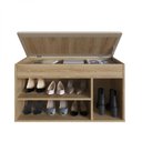 Ver imagem 2 de Sapateira Baú com Tampo Estofado