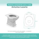 Ver imagem 3 de Assento Sanitário Tampa de Vaso Branco Mdf Laqueado Anturius para Bacia Luzarte