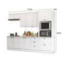 Ver imagem 5 de Cozinha Completa 5 Peças Americana com Torre Quente 2 Fornos Branco - Móveis Henn