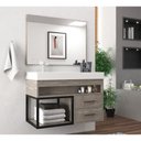 Ver imagem 2 de Gabinete Banheiro com Cuba e Espelheira 80cm Multimóveis VCR10071