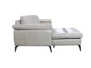 Ver imagem 4 de Sofá de Couro Asti 2 Lugares com Chaise Esquerda Avelã - Mempra Design