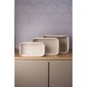Conjunto 3 Cestas Retangulares em Bambu com Forro em Tecido Cozy - Lyor - 3