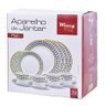 Aparelho Jantar Plain Grid Vd 16 Pecas - 4