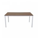 Ver imagem 5 de Mesa de Jantar 160cm Industrial Branco/Nogal