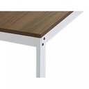 Ver imagem 4 de Mesa de Jantar 160cm Industrial Branco/Nogal