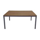 Ver imagem 5 de Mesa de Jantar 160cm Industrial Cinza/Grafite/Nogal