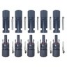 5 Pares Conector MC4 Painel Energia Solar Fotovoltaica - 1