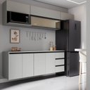 Ver imagem 2 de Cozinha Modulada 6 Peças 4 Aéreos 2 Balcões Nara CabeCasa MadeiraOriginals