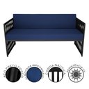 Ver imagem 3 de Conjunto para Área Externa de Corda Náutica - 02 Poltrona Namoradeira Mesa de Centro Santiago