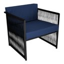 Ver imagem 4 de Conjunto para Área Externa de Corda Náutica - 02 Poltrona Namoradeira Mesa de Centro Santiago