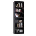 Ver imagem 4 de Estante Livreiro Bipartida 5 Nichos Alta para Sala, Escritório e Decoração