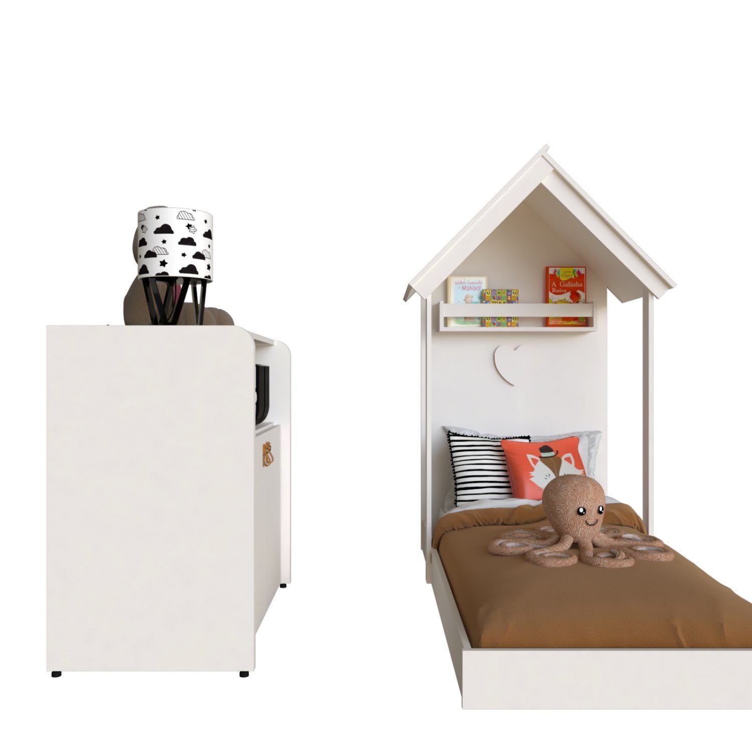 Quarto Infantil com Cama e Armário Espresso Móveis - 7