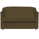 Ver imagem 3 de Kit Namoradeira + 4 Poltronas Decorativas para Sala Mila Suede Cores Pé de Plastico Cromado
