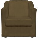 Ver imagem 7 de Kit Namoradeira + 4 Poltronas Decorativas para Sala Mila Suede Cores Pé de Plastico Cromado