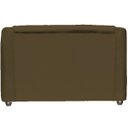 Ver imagem 5 de Kit Namoradeira + 4 Poltronas Decorativas para Sala Mila Suede Cores Pé de Plastico Cromado