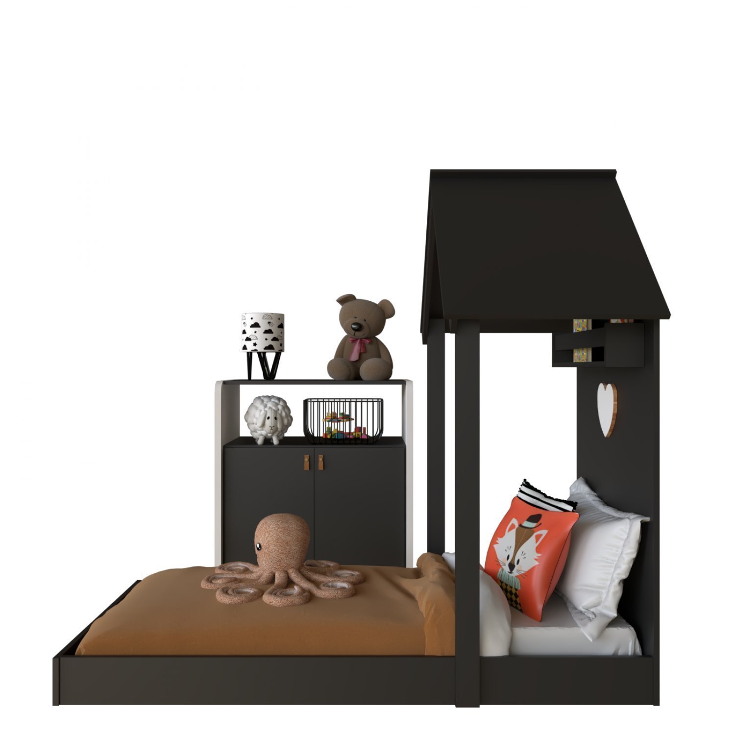 Quarto Infantil com Cama e Armário Espresso Móveis - 6