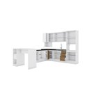 Ver imagem 3 de Cozinha de Canto Modulada Celeste Kappesberg 100% Mdf Branco/nogueira