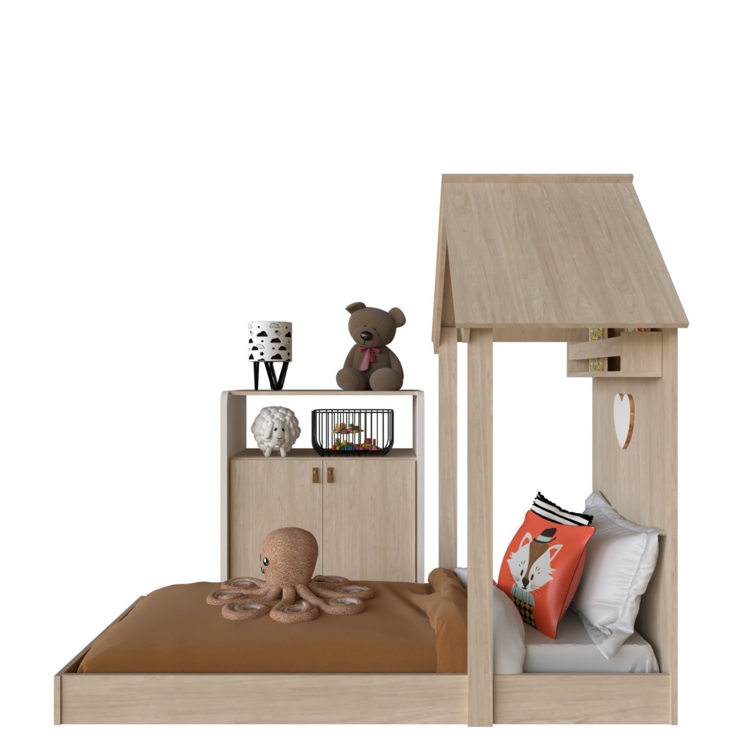 Quarto Infantil com Cama e Armário Espresso Móveis - 6